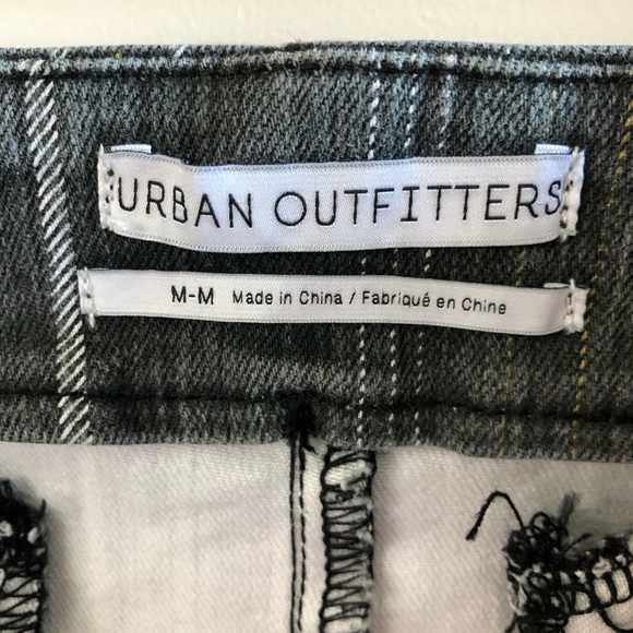 Urban Outfitters 90s skirt zippered light wash denim grey M - Picture 7 of 8